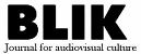 Blik - Journal for Audiovisul Culture